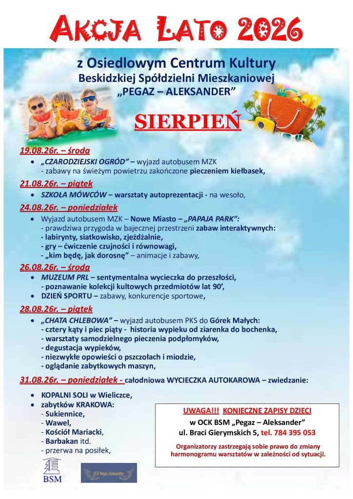 Akcja lato sierpień